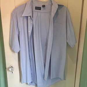 Kenneth Cole Sky Blue Button-Up Shirt